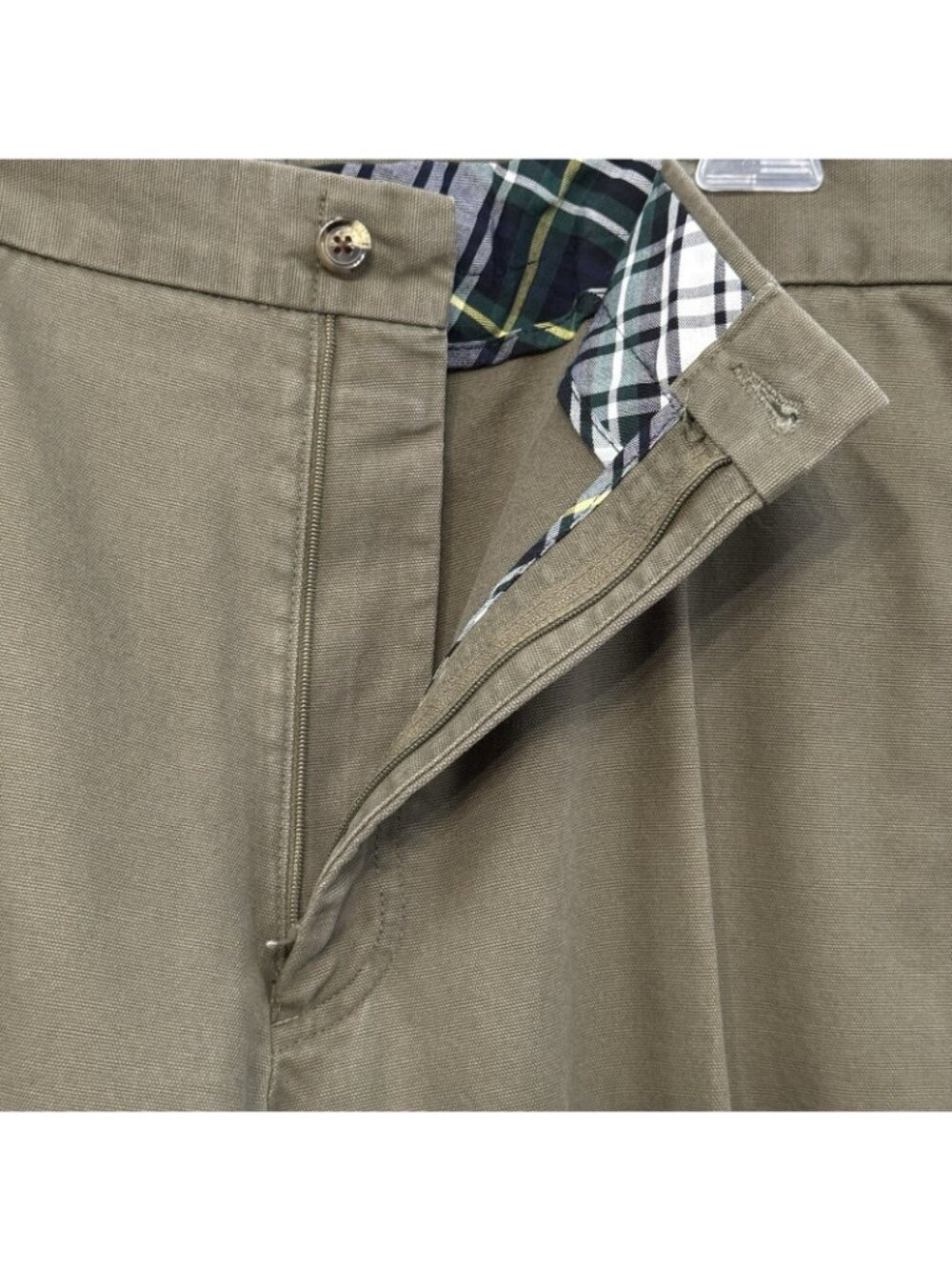 Kevin’s Plantation Collection Field Pants (Measures 44x29) Leather Trim Twill - Picture 3 of 6